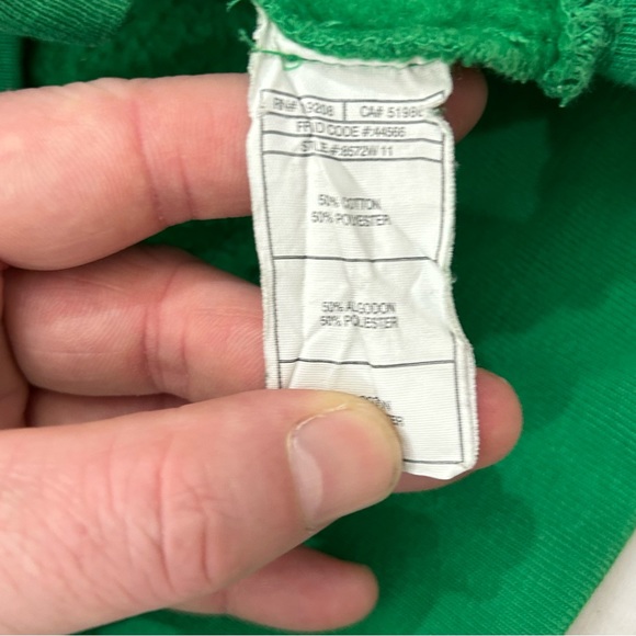 Retro Sport Green Bay Packers Football Green Full Zip Hoodie Sweatshirt Womens L - Picture 7 of 10